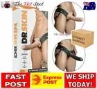 Dr. Skin 6 7 Inch Hollow Strap On White Black Male Lesbian Gay Erection Sex Toy