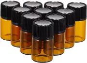 ULTECHNOVO 50Pcs Dispensing Glass Bottles Fragrance Orifice Vial Mini Essenti...