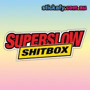 Superslow Shitbox Sticker | Vinyl Car Decal Funny Aussie Meme Adult 4wd 4x4