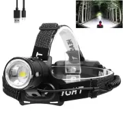 LED Headlamp Flashlight, Super Bright 50000 Lumens Rechargeable Headlamp with...