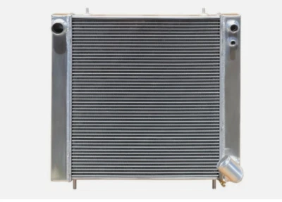 Aluminum Radiator For 1965 1966 1967 Jaguar E-Type XKE 4.2L L6 Series 1 2 Row (for: Jaguar)