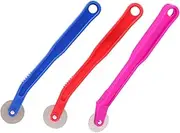 Homoyoyo 3pcs Marking Wheel Scanning Line Wheel Stitch Sewing Wheel Tailor Sewing Tool Cross-stitch Wheel. Tailor Sewing Wheel Leather Sewing Tool Stitch Roulette Marker Plastic