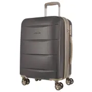 Pierre Cardin 54cm CABIN Hard Shell Suitcase Unisex Suitcase - Graphite