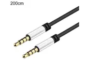 Audio Cable Professional High Fidelity 3.5mm Jack 3.5mm Jack Male to Male AUX Cord Adapter for Laptop Silver