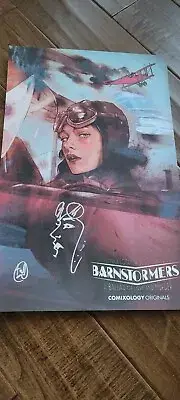2022 SDCC EXCLUSIVE COMIXOLOGY BARNSTORMERS POSTER SIGNED AND SKETCH TULA LOTAY