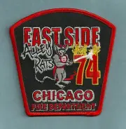 CHICAGO ENGINE COMPANY 74 FIRE PATCH EAST SIDE