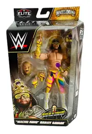 Mattel WWE Elite Macho Man Randy Savage Wrestlemania 39 Wrestling Figure WWF 6”