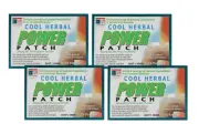 ^ 4 x Cathay Herbal Cool Herbal Power Patch 10 Dermal Patches