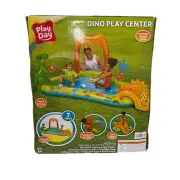 Play Day "DINOSOUR" Swim Center Inflatable Swimming Pool Water Slide Sprayer NEW