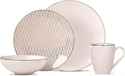 Lenox Trianna Blush 4-Piece Place Setting, 5.50 LB, Pink
