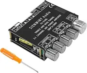 Portable BT Power Amplifier Module Multifunctional 2.1 Channel Power Amp Board Stereo Subwoofer Amplifier Board