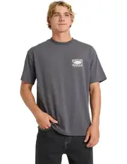 [Quiksilver] Retro Lock Up Short Sleeve T-Shirt in Black