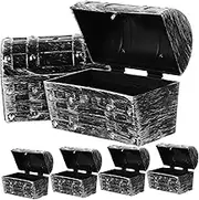 ERINGOGO 6pcs Small Pirate Chests Vintage Treasure Boxes for Jewelry and Multi Functional Retro Sundries Organizer for and Storage