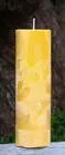 GOLD LEMON ZEST CITRUS CITRONELLA Crystal OUTDOORS Candle 70Hr INSECT REPELLENT
