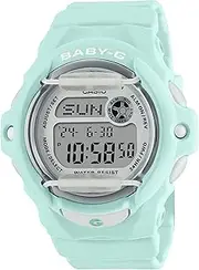 [Casio] Baby G BG169U-3D Digital Pastel Green Strap Women's Watch, Pastel Green/White, 45.9 × 42.6 × 16.4 mm
