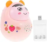 ORFOFE Role Toy for Boys and Girls Musical Wobbling Tumbler Enlightenment Toy for Toddlers Interactive Storytelling and Melody Machine Engaging Cartoon Design Stimulates Curiosity and