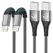 iPhone Charger Cable 3M 2Pack, [Apple MFi Certified] Long USB A to Lightning...