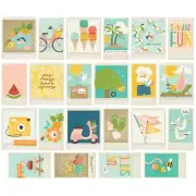 Summer Snapshots Bits & Pieces Die-Cuts 22/Pkg-Polaroid