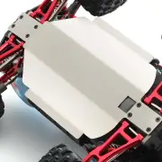 Stainless Steel Skid Plate Chassis Armor Gearbox Protector For 1/16 MJX 16207 16208 16209 16210 RC Car Upgrade Parts