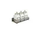 Space Saving Kitchen Wall Mounted Rack for Spice Bottles Stainless Steel