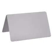 Blank Greeting Cards,50Pcs Decor Foldable Card,Silver Tone Pearlescent Paper
