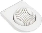 Classic Egg Slicer with Stainless Steel Wires, 9 Inch, White