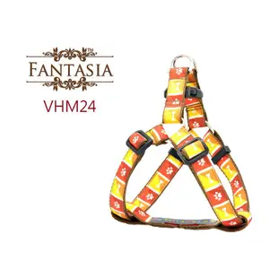 范特西亞 Fantasia【多款V】中型犬外出胸背帶(M) 安全鎖插扣 防暴衝 (狗項圈 中型狗 狗牽繩 拉繩另購)