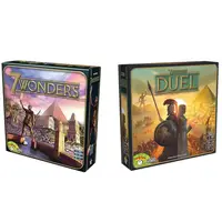 在飛比找蝦皮商城精選優惠-英文版 7 wonders 七大奇蹟成年人對決休閒聚會策略桌