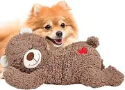 Heartbeat Stuffed Animal for Dogs | Puppy Cuddly Comfort Toy | Soothing Pet Plush Stuffed Animal Bear for Cats and Kittens