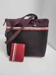 Creative Memories Brown Tote/Bag w Front Mesh Pocket & Small Picfolio Brand New