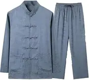 [ChangNanJun] Shanghai Story Long Sleeve Martial Arts Suit Faux Silk Embroiery Chinese Traditional Tang Suit Kung Fu Uniforms