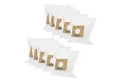 2x 5pc CleanUp CU212 Replacement Vacuum Bags for Hoover and Sauber Models White