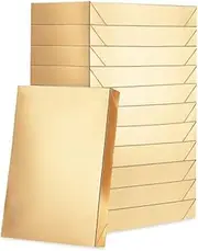 MALICPLUS 12 Gift Boxes with Lids 29x21.59x3.8 CM, Shirt Boxes, Boxes for Clothes, Gold Gift Boxes, Shirt Gift Boxes (Grain Texture)
