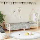 vidaXL Kids Bed Frame 92x187 cm Single Solid Wood Pine STP
