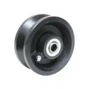 4" inch V Groove Caster Cast Iron Wheel For Rolling / Sliding Gates
