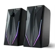 Computer Speakers, PC Speaker for Desktop with RGB Lighting 2.0 Stereo M200