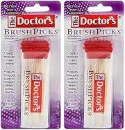 The Doctor's Brushpicks, Interdental Toothpicks, 120-picks Per Pack, Pack Of 2