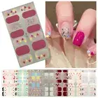 Nail Art Nail Art Sticker 3D Nails Polish Wraps Gel Nail Stickers Set Nail