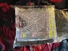 Black Widow Giant Spider Web 9 Feet