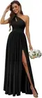 NWT $110 lavetir size 18 plus Gorgeously Unique One Shoulder Cut Out Maxi Dress