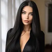 BERRYLION Long Straight Wig|Synthetic Long Wigs for Women|Cosplay Wig for Fashion Women 28inch (Black)