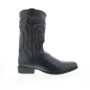 Dingo Montana DI-316 Mens Black Leather Slip On Western Boots