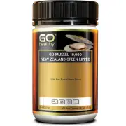 GO Healthy Go Mussel New Zealand Green Lipped 19000mg Cap X 100