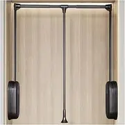 Adjustable Wardrobe Lift Rail Organizer,Retractable Wardrobe Hanger,Home Closet Drop Down Hanging Rod,Bedroom Cabinets(890-1210mm)