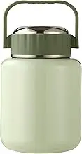 Meichoon Insulated Food Jar Large Lunch Box Premium 316 Stainless Steel with Construction Leak-Proof Design 24 Hour Heat Retention for Hot & Cold Storage 1100ml 38oz Green