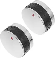 Milisten BBQ Grill Control Knobs Set of 2 Gas Stove Oven Knob Replacement Precise Rotation and Comfortable Grip