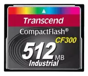 512MB Transcend CF 300X Speed SLC Industrial CompactFlash Memory Card