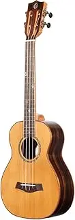 Ohana Ukuleles TK-50ME, Solid Cedar Top Macassar Ebony Back & Sides, Satin