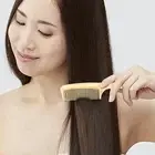 Tangle-free Hair Brush Sustainable Detangling Comb Bamboo Wide Tooth for Women