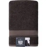 Inspire Premium Bath Towel Charcoal Each